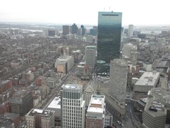 Boston von oben