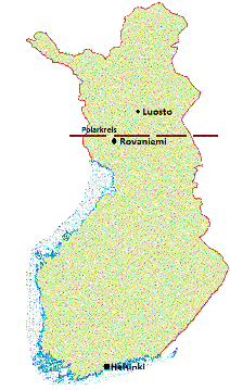 Finnlandkarte